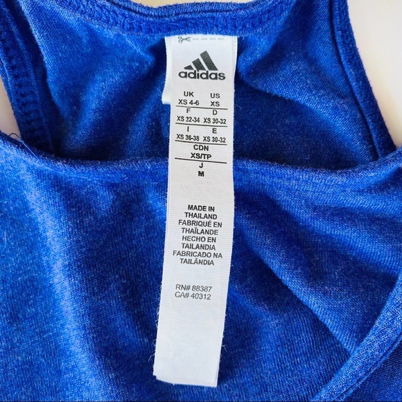 Adidas | @ Keyhole 3 Stripe Youth Tank XS - Picture 4 of 7